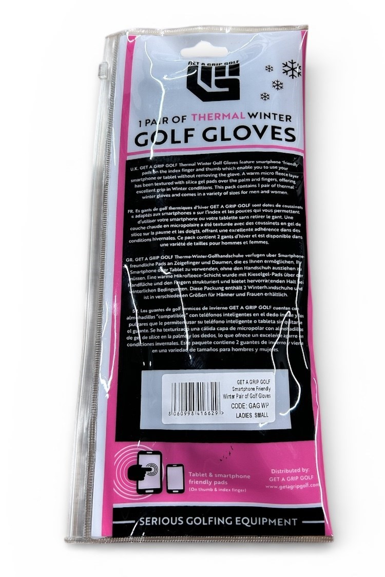 Picture of Get a Grip Ladies Thermal Winter Gloves - 1 Pair - Black