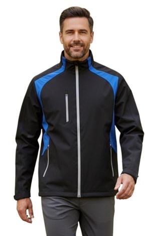Show details for Sunderland of Scotland Men's Valberg Waterproof Jacket - Black / Ocean / Silver - MEDIUM ONLY