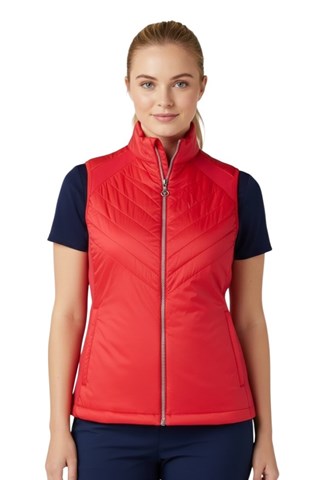 Picture of Callaway Ladies Chev Primaloft Gilet / Vest - Paradise Pink