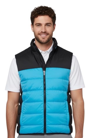 Show details for Callaway Men's Premium Down Vest / Gilet - Malibu Blue