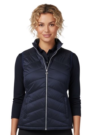 Show details for Callaway Ladies Quilted Vest / Gilet - Peacoat 410