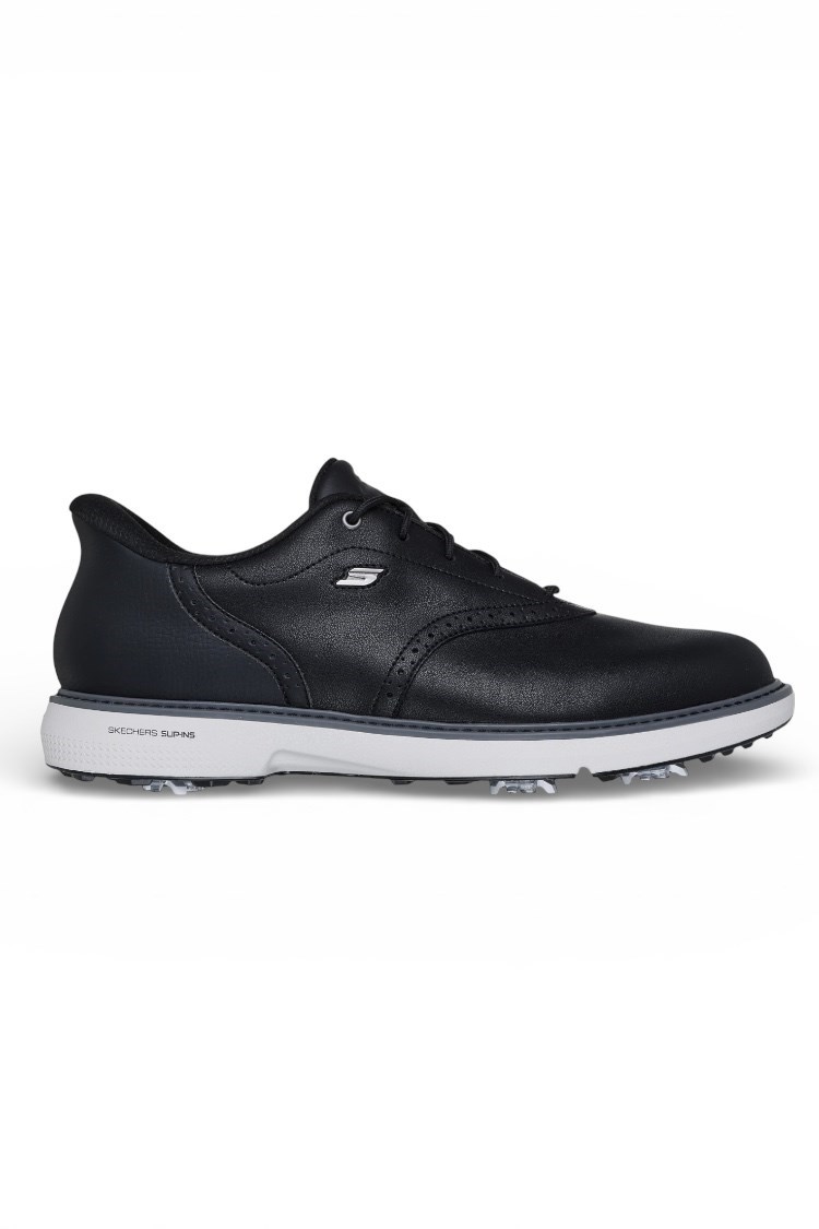 Picture of Skechers Men's Prestige Slip Ins Spiked Waterproof Golf Shoes - Black