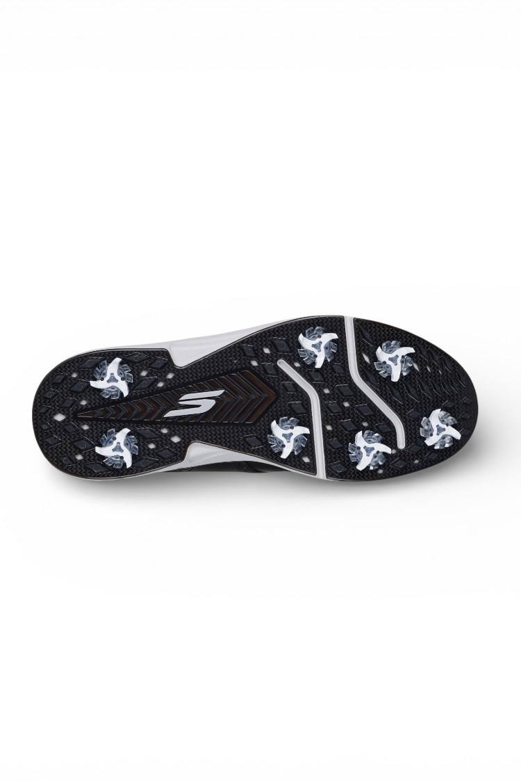 Picture of Skechers Men's Prestige Slip Ins Spiked Waterproof Golf Shoes - Black