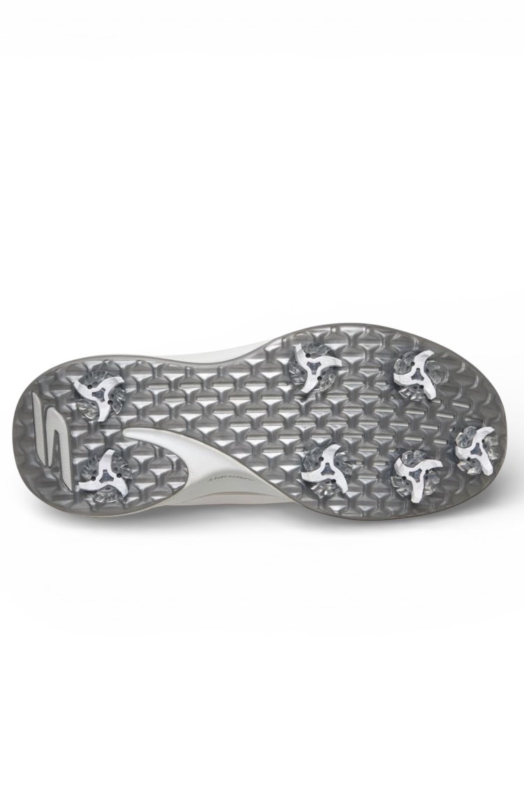 Picture of Skechers Women's Slip In Blade Tour Golf Shoes - White / Silver