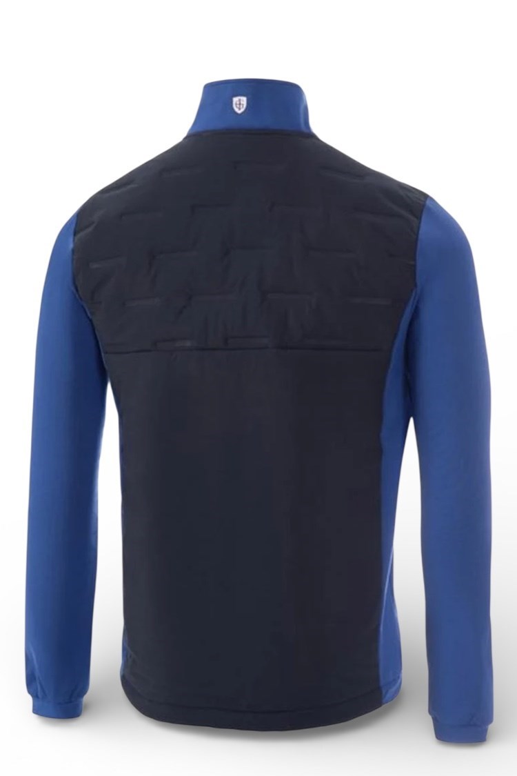 Picture of Island Green Men’s Padded Jacket with Stretch Panels - Navy / Royal