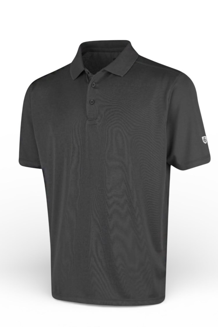 Picture of Island Green Men's Short Sleeve Plain Polo - Charcoal
