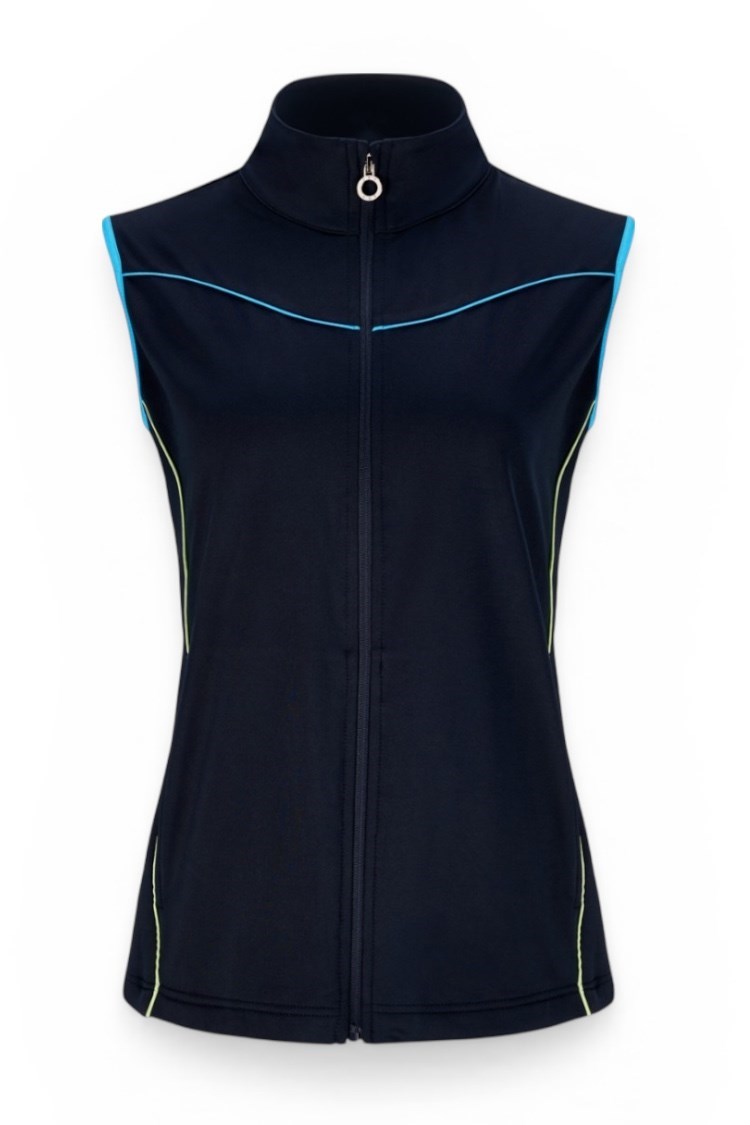 Picture of JRB Ladies Lightweight Vest / Gilet - Navy / River Blue