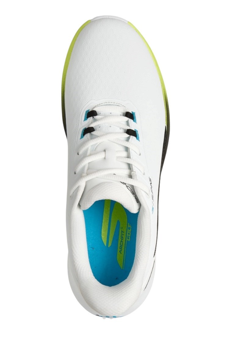 Picture of Skechers Men's Pure Si  Waterproof Golf Shoes - White / Black / Multi