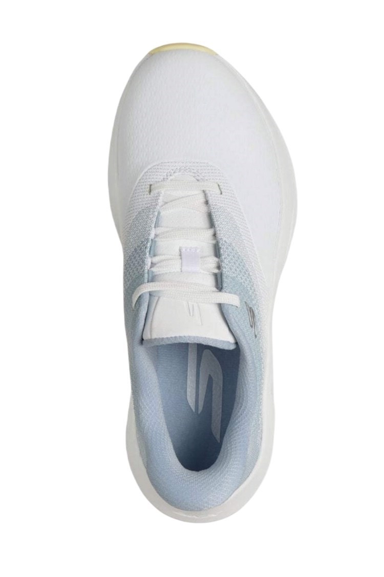 Picture of Skechers Womens Flow Si Spikeless Golf Shoes  - White / Light Blue / Yellow