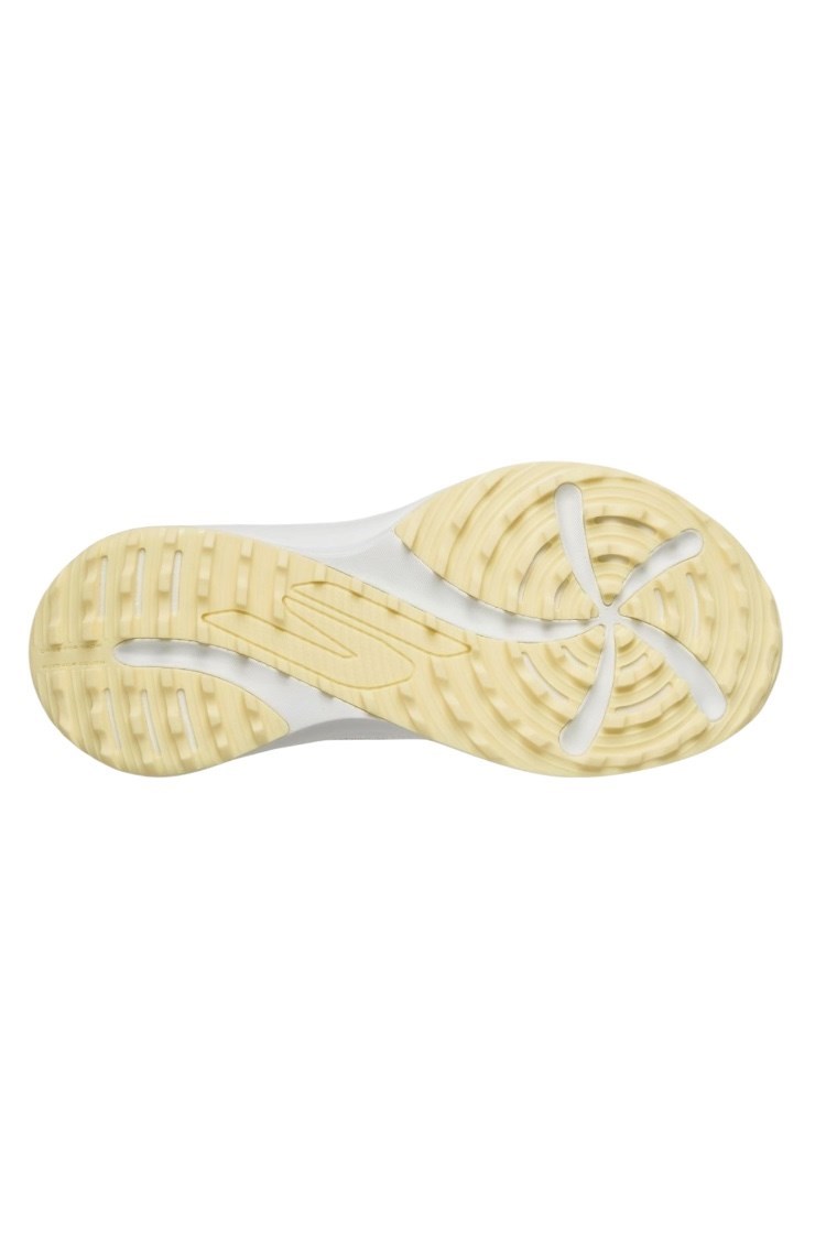 Picture of Skechers Womens Flow Si Spikeless Golf Shoes  - White / Light Blue / Yellow