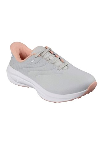Picture of Skechers Womens Flow Si Spikeless Golf Shoes - Light Grey / Pink