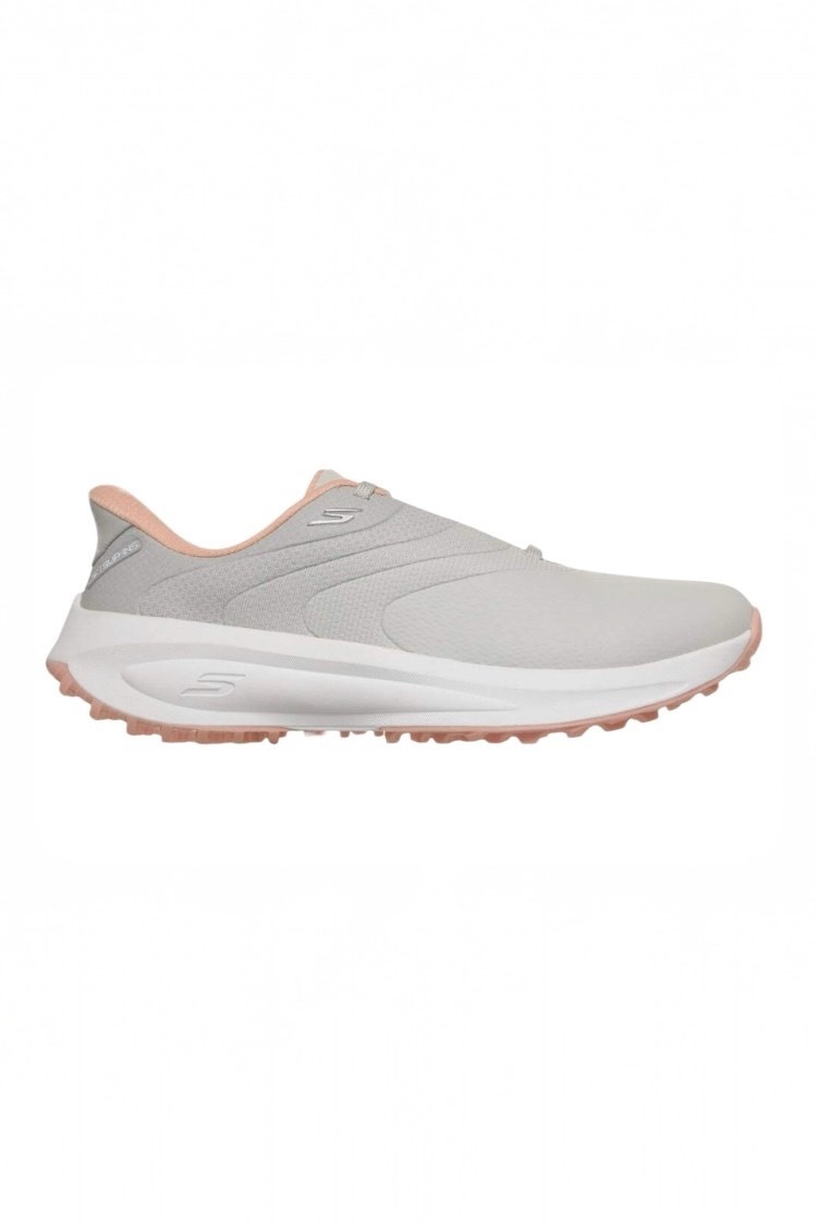 Picture of Skechers Womens Flow Si Spikeless Golf Shoes - Light Grey / Pink