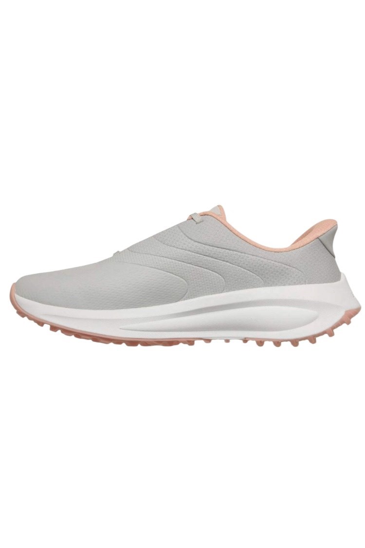Picture of Skechers Womens Flow Si Spikeless Golf Shoes - Light Grey / Pink