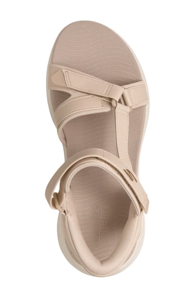 Picture of Skechers Women's Go Golf Slip In Sandals - Natural