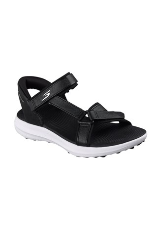 Show details for Skechers Women's Go Golf Slip In Sandals - Black / White
