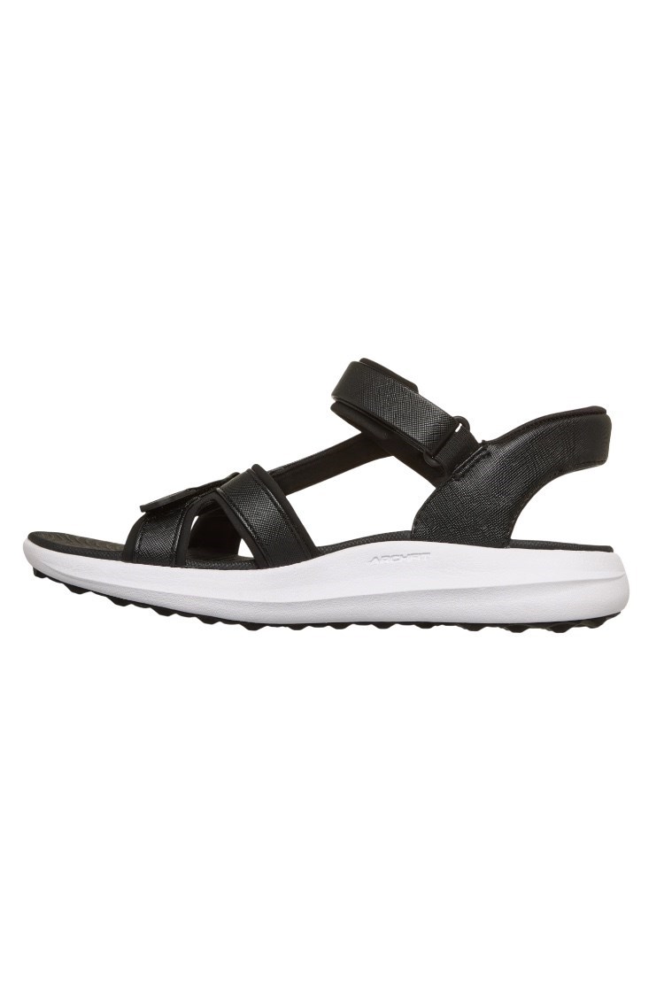 Picture of Skechers Women's Go Golf Slip In Sandals - Black / White