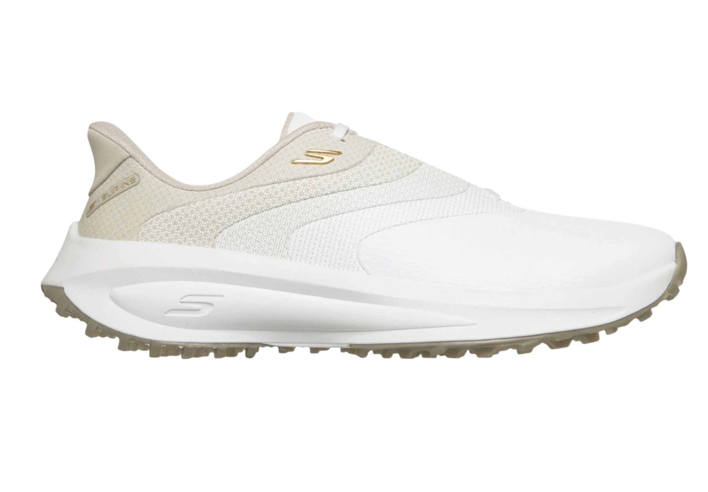 Picture of Skechers Womens Flow Si Spikeless Golf Shoes - White / Natural