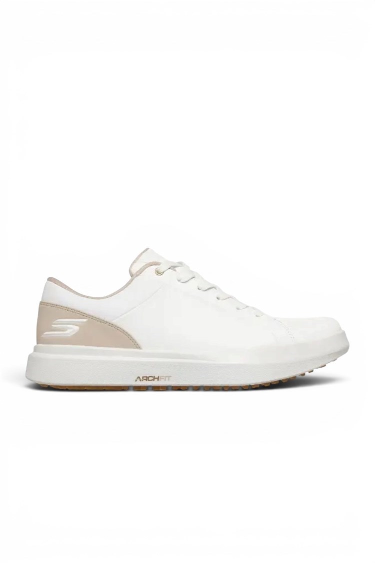 Picture of Skechers Men's Go Golf Relaxed Fit Drive 6 Spikeless Golf Shoes - White / Natural