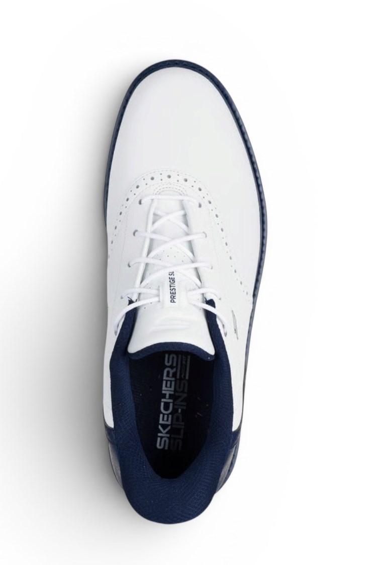 Picture of Skechers Go Golf Men's Slip-ins Prestige SL Golf Shoes - White / Navy