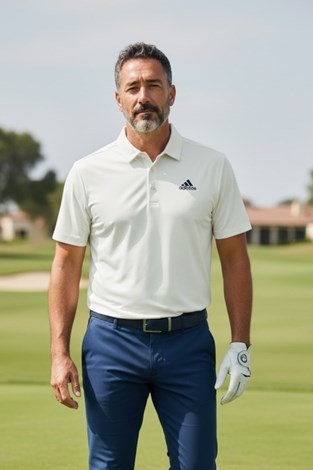 Show details for adidas Ultimate 365 Solid Polo Shirt - White