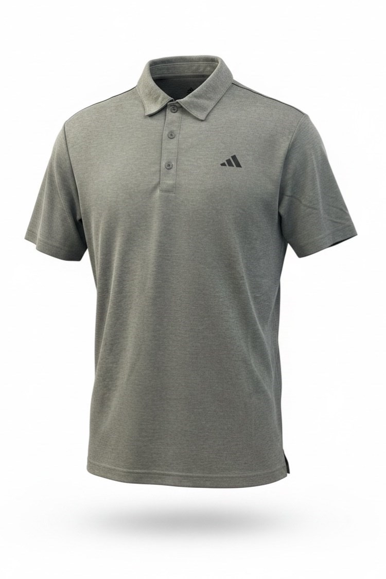 Picture of adidas Mens Drive Heathered Polo - Grey Three