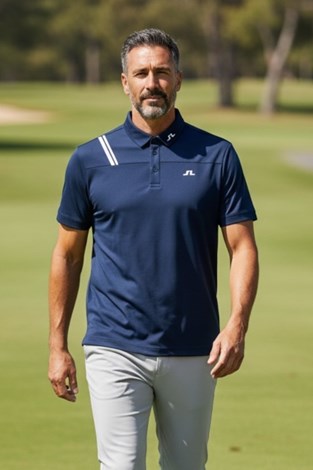 Show details for J.Lindeberg Men's Fred Polo Shirt - Estate Blue