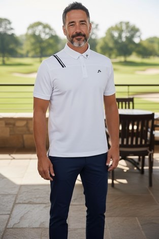Show details for J.Lindeberg Men's Fred Polo Shirt - White