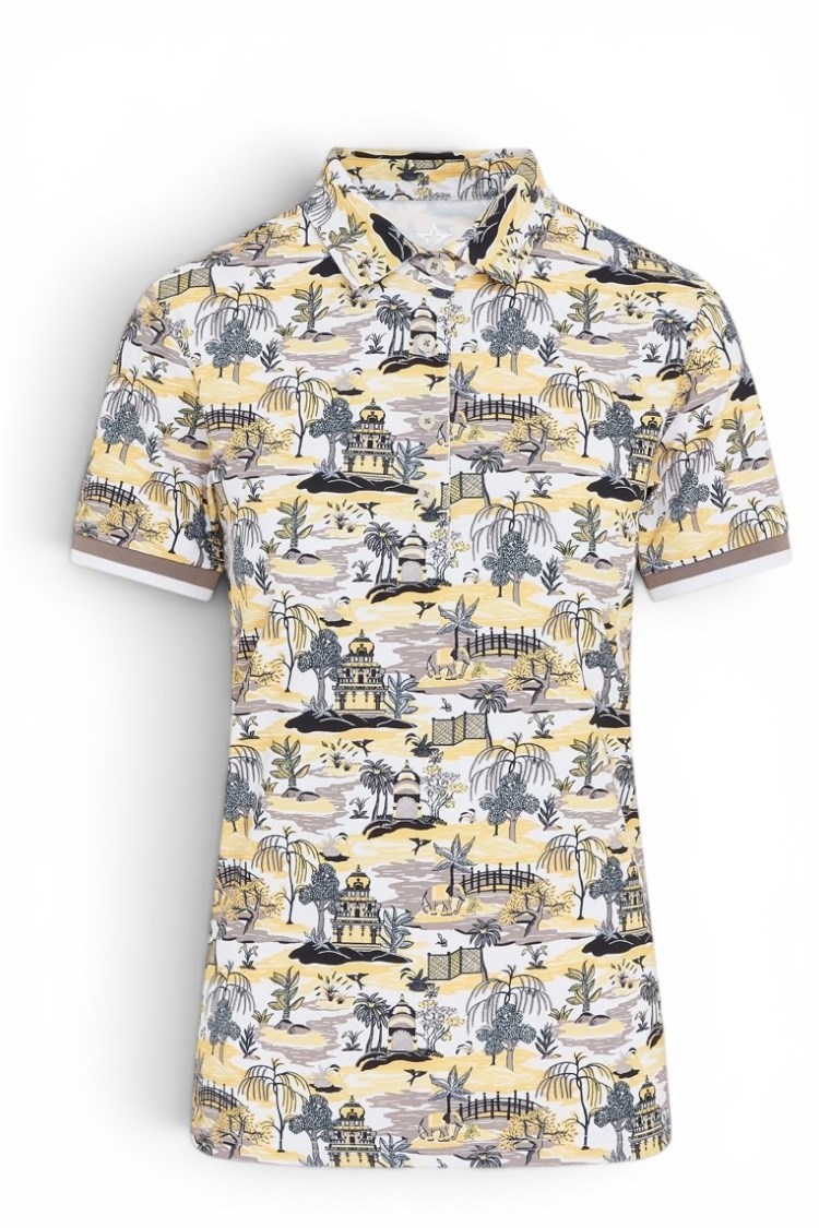 Picture of Swing out Sister Ladies Dior Elite Cap Sleeve Polo - Indian Dawn