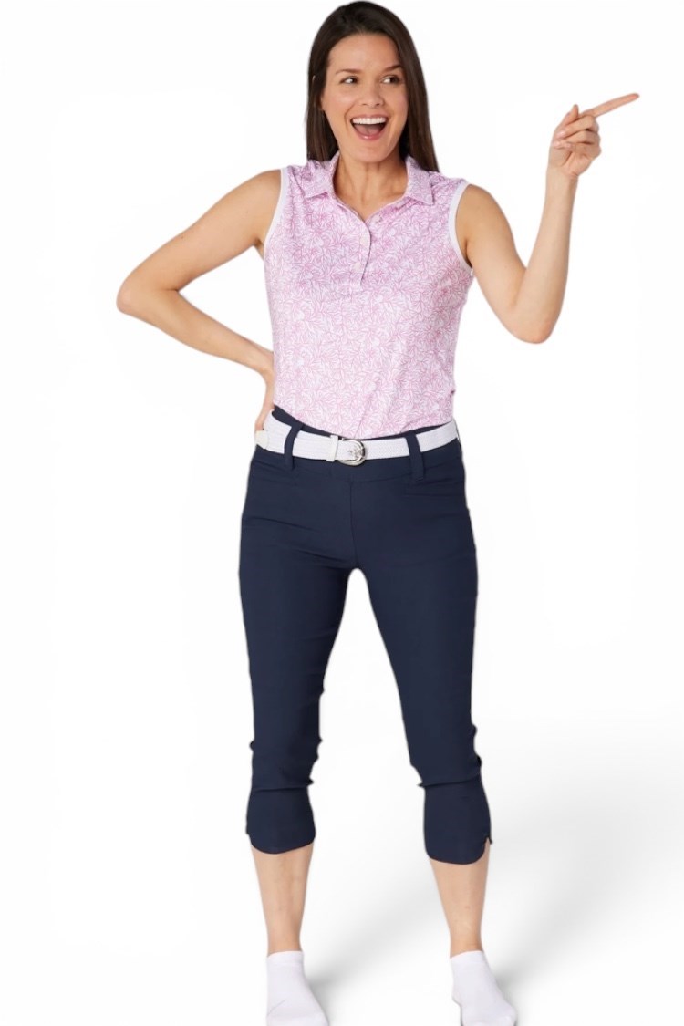Picture of Swing out Sister Ladies Dior Elite Sleeveless Polo - Coral Whisper