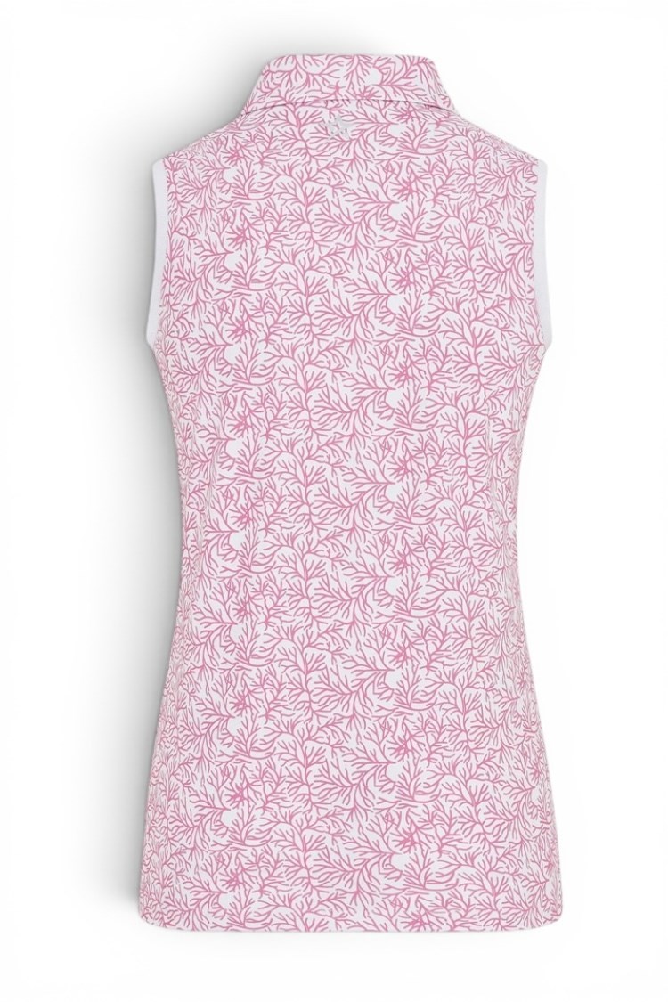 Picture of Swing out Sister Ladies Dior Elite Sleeveless Polo - Coral Whisper
