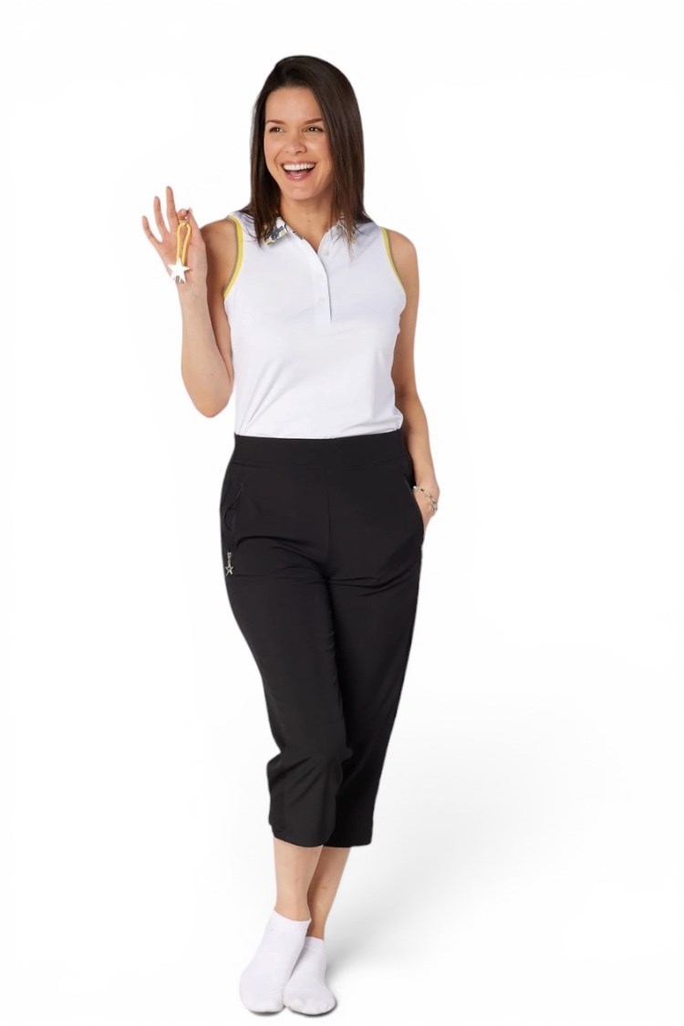 Picture of Swing out Sister Ladies Luca Sleeveless Polo - Indian Dawn