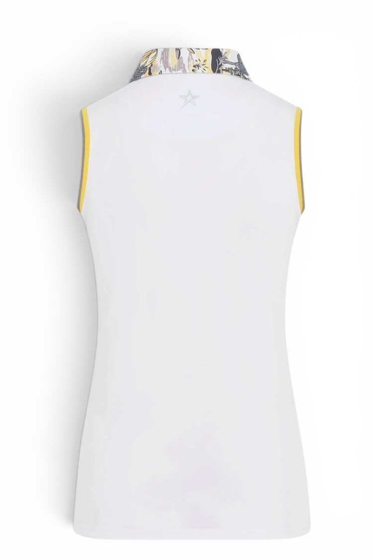 Picture of Swing out Sister Ladies Luca Sleeveless Polo - Indian Dawn