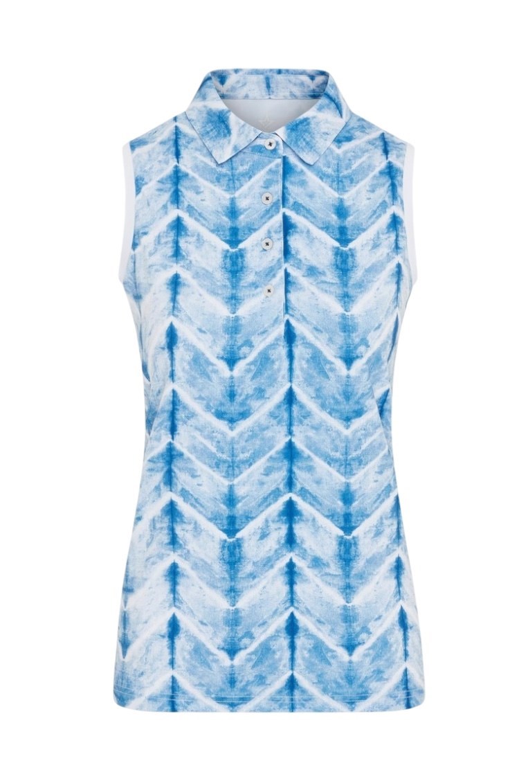 Picture of Swing out Sister Ladies Dior Elite Sleeveless Polo - Neptune's Breath