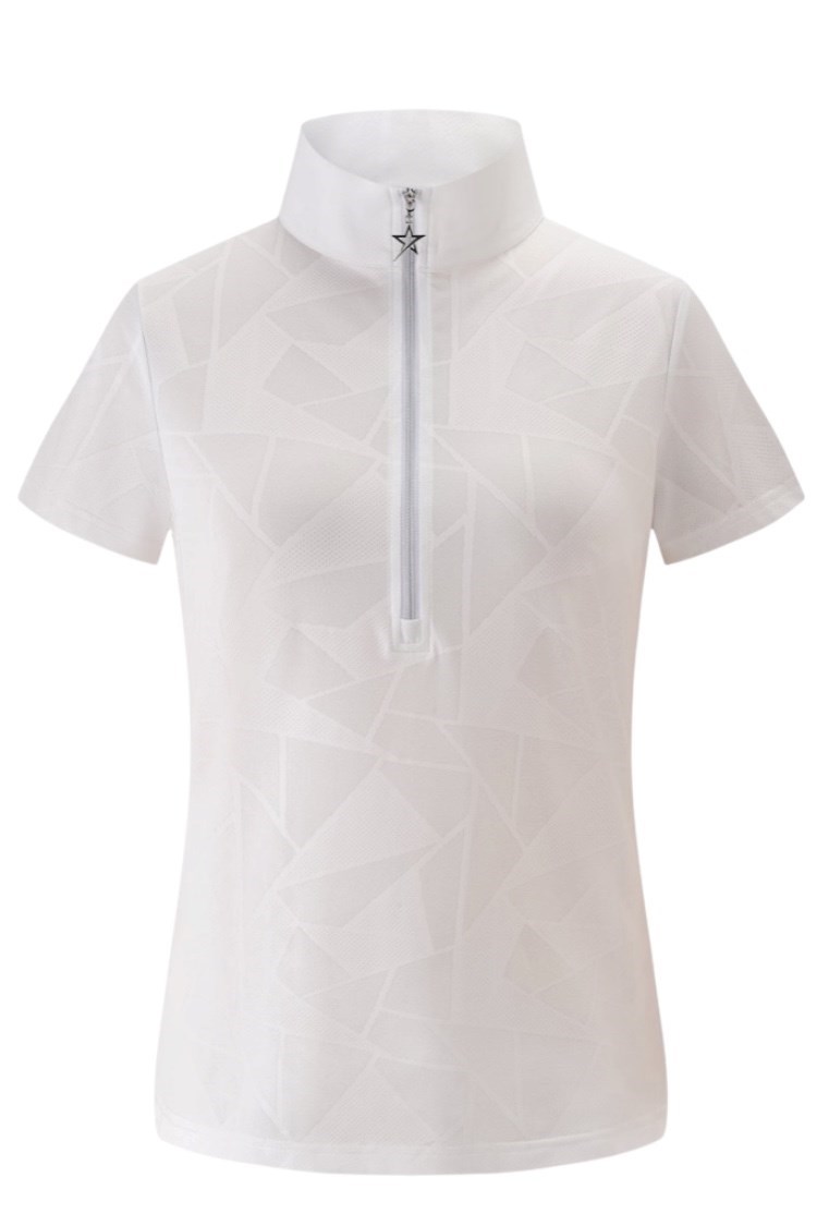 Picture of Swing out Sister Ladies Mirage Cap Sleeve Top - White