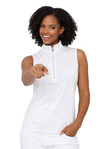 Picture of Swing out Sister Ladies Mirage Sleeveless Top - White