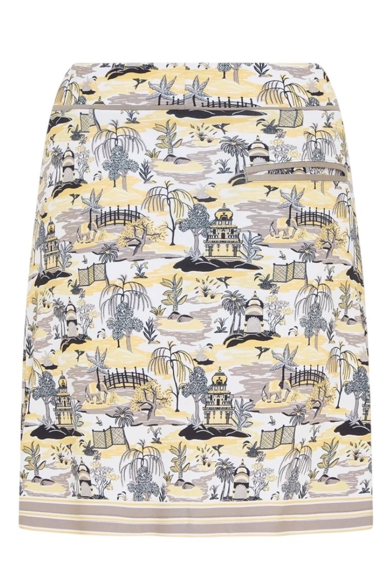 Picture of Swing out Sister Ladies Reef Pattern Skort - Indian Dawn