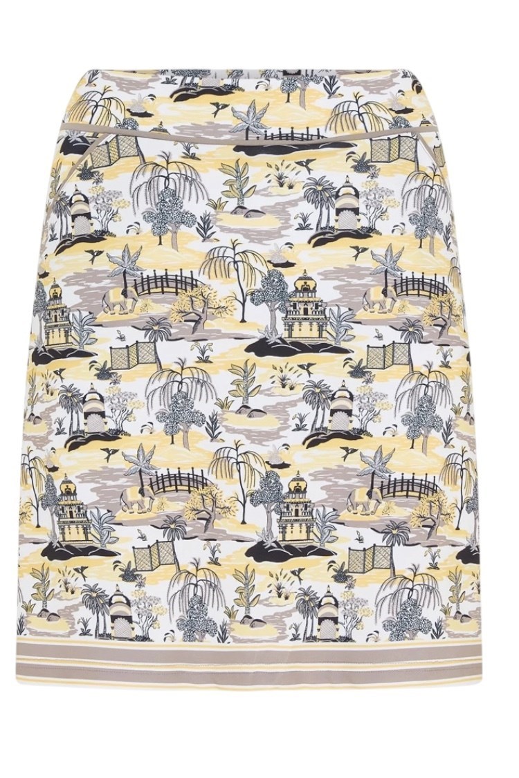 Picture of Swing out Sister Ladies Reef Pattern Skort - Indian Dawn