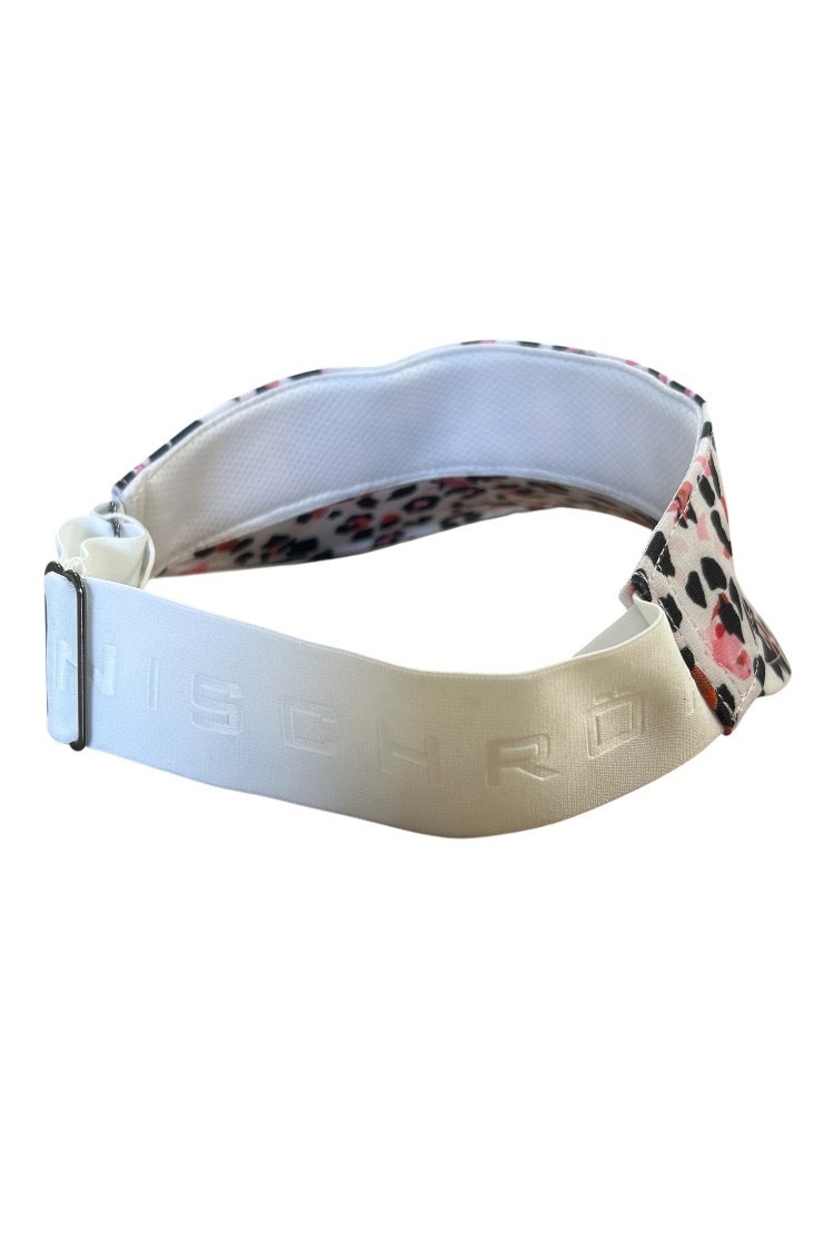 Picture of Rohnisch Ladies Logo Sun Visor - Leo Pink / Beet