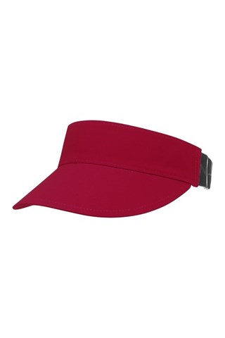 Picture of Rohnisch Ladies Logo Sun Visor - Beet Red