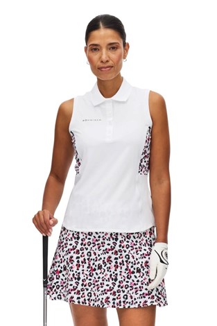 Show details for Rohnisch Ladies Nicky Sleeveless Polo - Leo Pink / Beet
