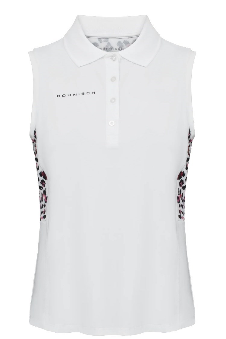 Picture of Rohnisch Ladies Nicky Sleeveless Polo - Leo Pink / Beet