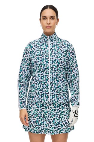 Show details for Rohnisch Ladies Packable Ultralight Jacket - Leo Blue / Green