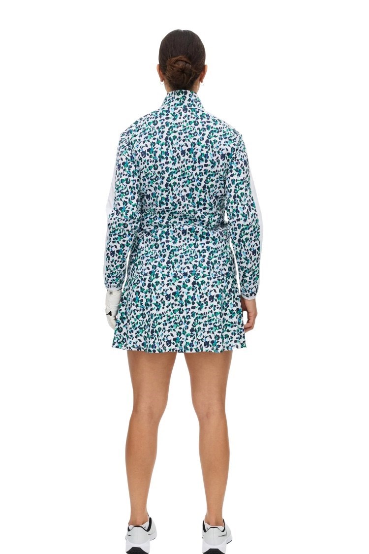 Picture of Rohnisch Ladies Packable Ultralight Jacket - Leo Blue / Green