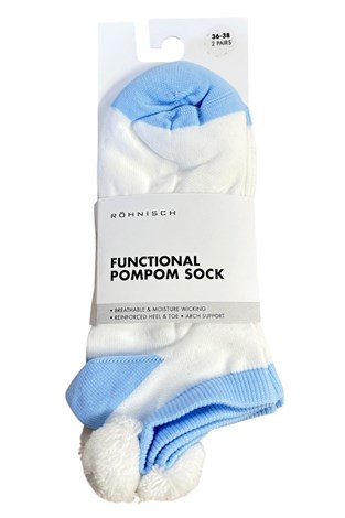 Show details for Rohnisch Ladies Functional Pompom Socks - Skyway