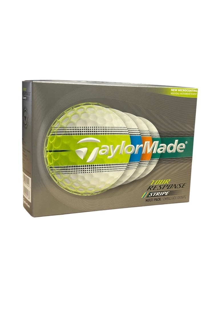 Picture of TaylorMade Tour Response Stripe Golf Balls - Dozen - Multi Pack