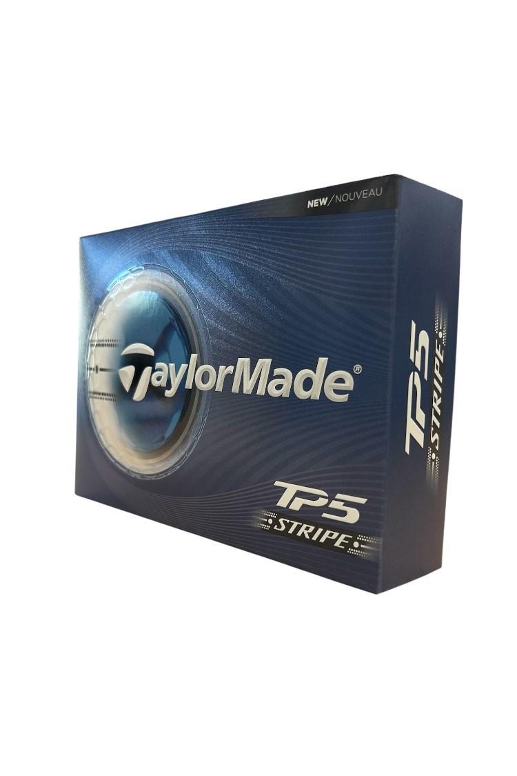 Picture of Taylormade TP5 Stripe Golf Balls - Dozen - White