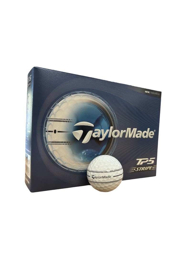 Picture of Taylormade TP5 Stripe Golf Balls - Dozen - White