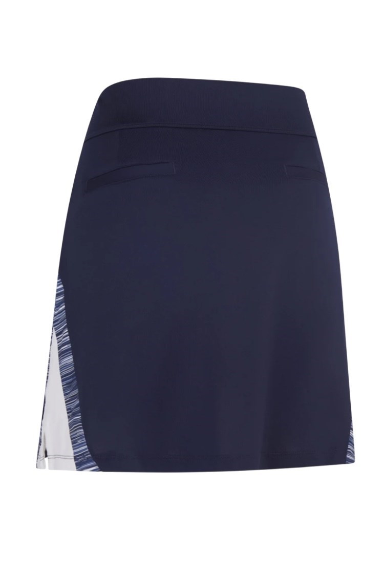 Picture of Callaway Ladies Space Dye Colour Block Golf Skort - Peacoat