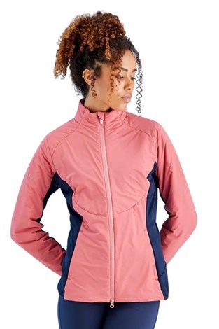 Show details for Ping Ladies Casey Insulated Hybrid Jacket - Rose / Navy