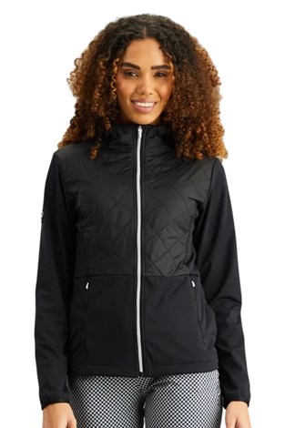 Show details for Ping Ladies Gem Hybrid Hooded Jacket - Black